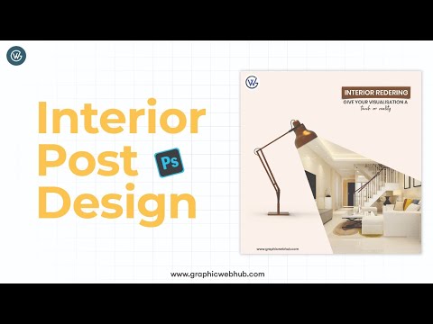 Interior Post Design In Photoshop | Graphic [Video]