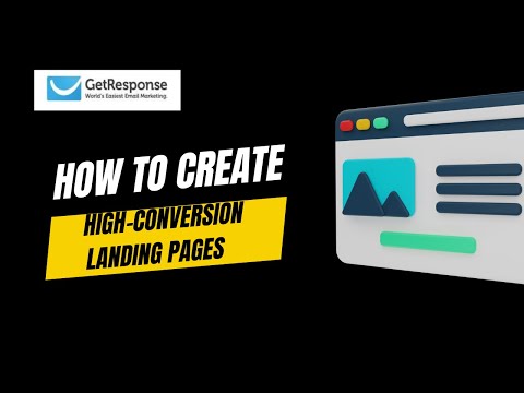 How to Make a Good Landing Page with GetResponse [Video]