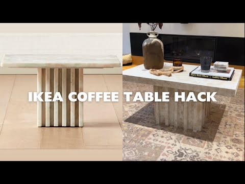 EASY IKEA Luxury Coffee Table Dupe [Video]