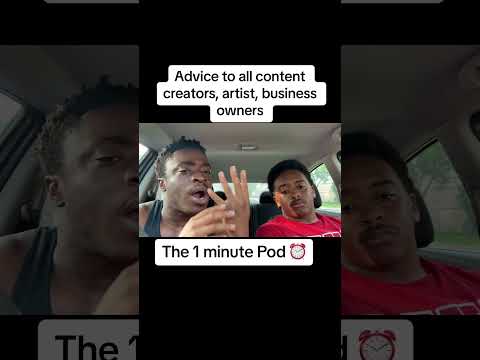 Advice to all content creators, artist, business owners [Video]