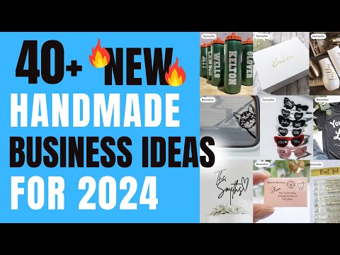 HANDMADE Business Ideas To Start At Home in 2024!🤩 DIY Crafts & Handmade Products for Small Business [Video]