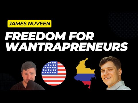 Wantrapreneur Podcast Episode 1: James From Freedom Files [Video]