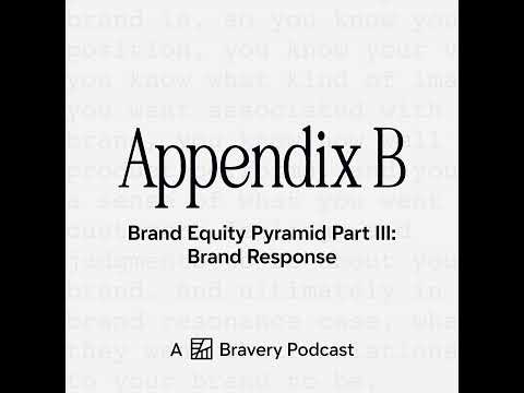 Brand Equity Pyramid Part III: Brand Response [Video]