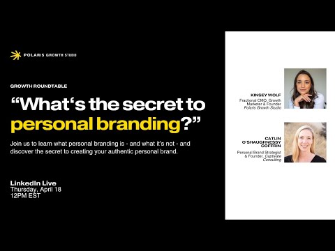 What’s the secret to personal branding? [Video]
