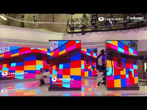 Another Broadcasting Studio! LianTronics 106 Sqm Fine-Pitch LED Displays Upgrade Broadcasting System In A UAE TV [Video]