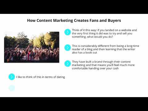 Strategic Content Mastery: The Ultimate Guide to Content Marketing Success | Ch. 2 Landing Sales [Video]