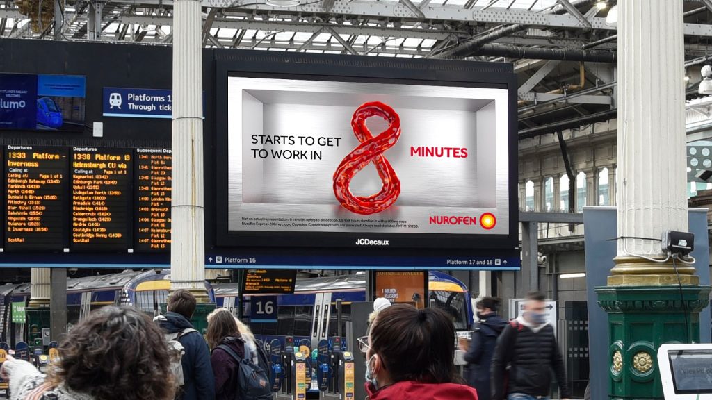 Nurofen partners with JCDecaux UK for the launch of its first 3D Out-of-Home activation on Transvision  Marketing Communication News [Video]
