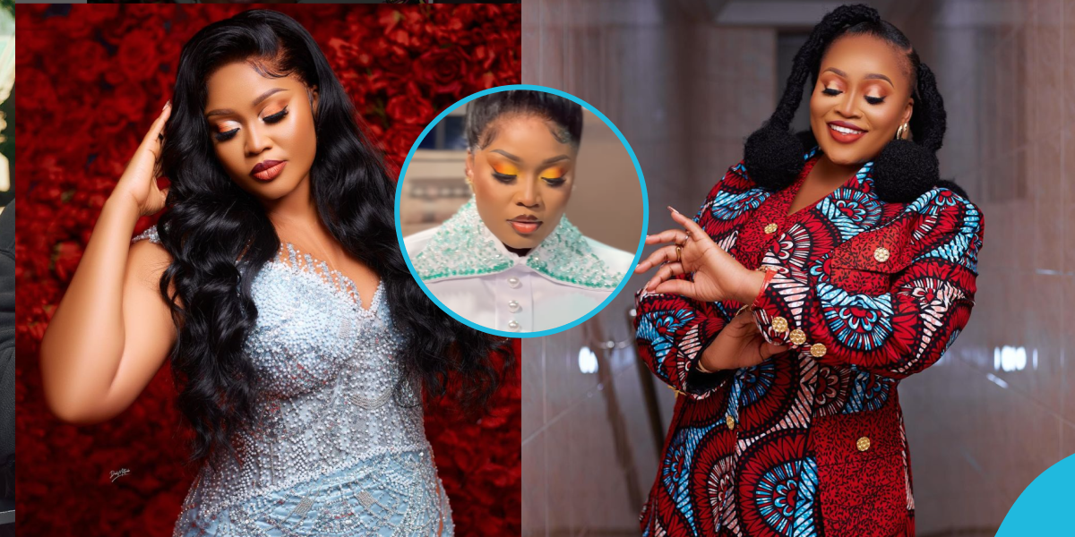 MzGee: United Showbiz Host Rocks In White Shirt With Glittering Collar And Pleated Brocade Skirt [Video]