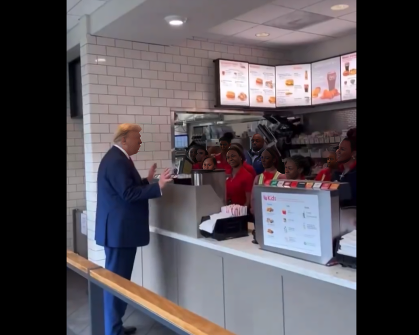 Donald Trump Surprises Atlanta Chick-fil-A Customers with 30 Milkshakes [Video]
