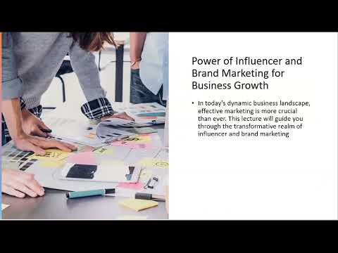Influencer & Brand Marketing Live Session by Ms  Sehrish Ali [Video]