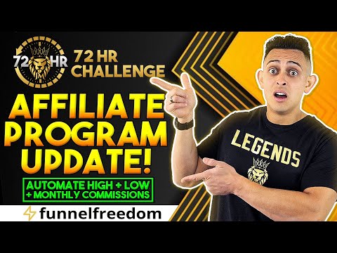 (Get High Ticket + Monthly Commission) 72 Hour & Funnel Freedom Affiliate Program Explained [Video]