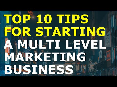 How to Start a Multi Level Marketing Business | Free Business Plan Template Included [Video]