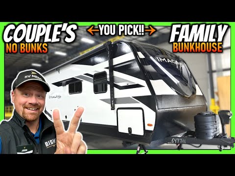 Available WITH or WITHOUT Bunks!! 2024 Imagine 2600RB & 2800BH Travel Trailers [Video]