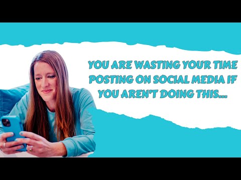 You are wasting your time on SOCIAL MEDIA if you are posting without doing this… [Video]