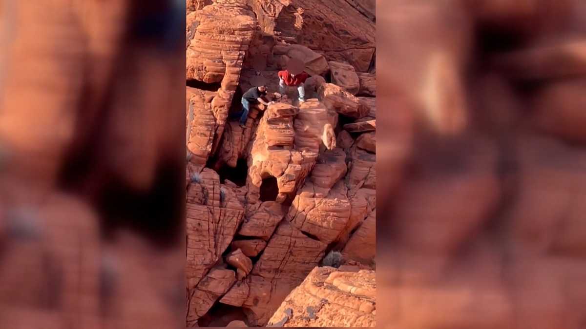 Lake Mead rock formations destroyed by 2 men [Video]