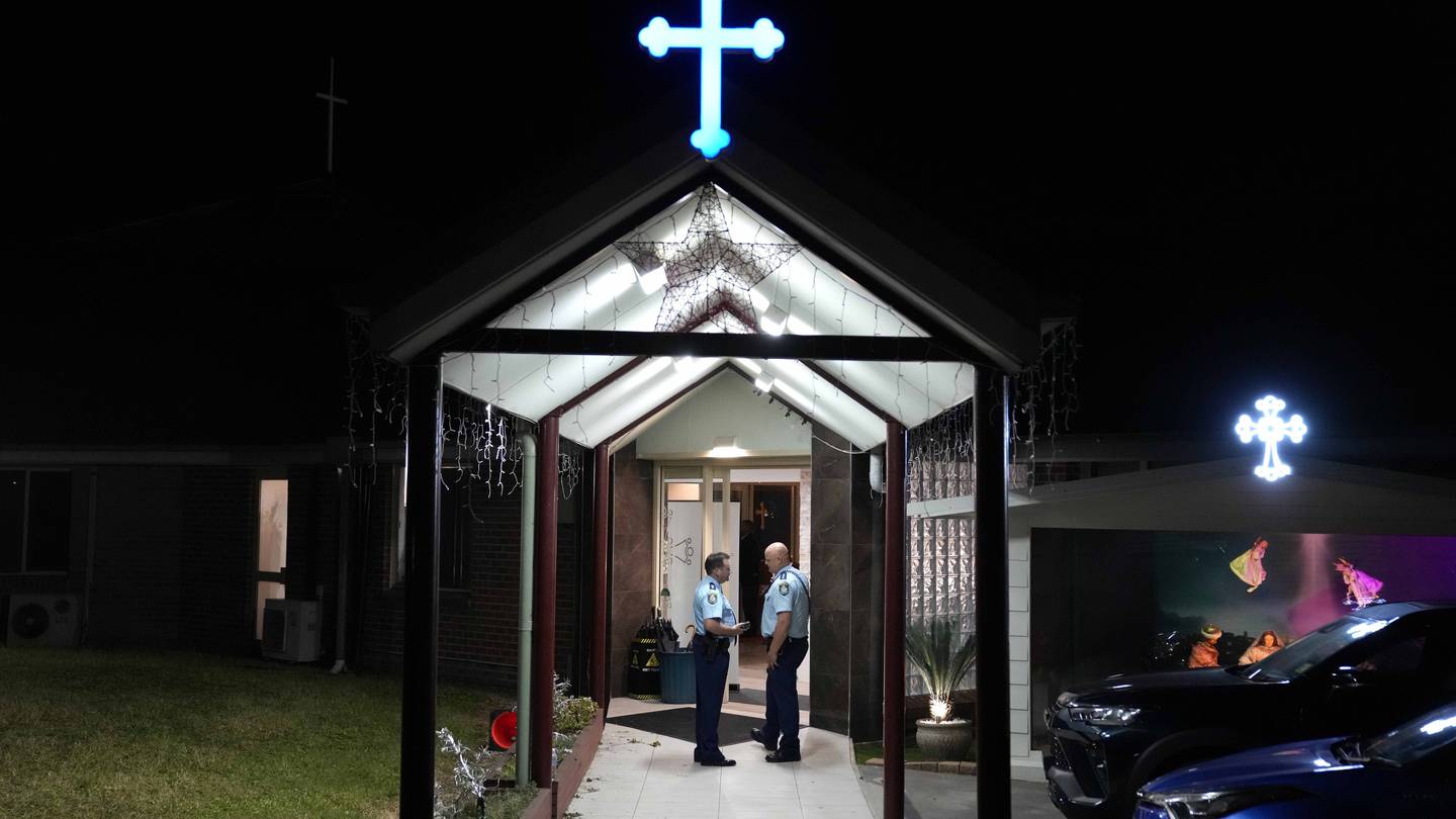Horrified worshipers watch online and in person as a bishop is stabbed at a church in Sydney  WPXI [Video]