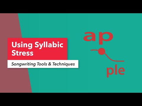 Songwriting Tools & Techniques: Using Proper Syllabic Stress | Syllables | Melodies | Lyrics | Words [Video]