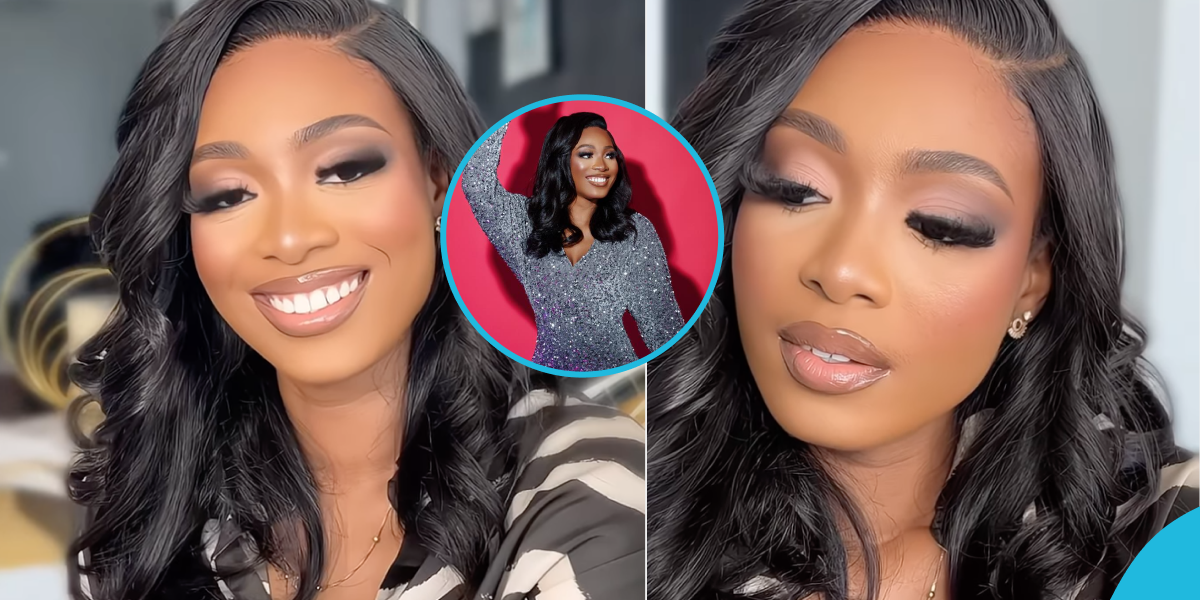Kennedy Osei’s Wife: Tracy Inspires Many Celebrities With Her Flawless Makeup And Glittering Dress [Video]