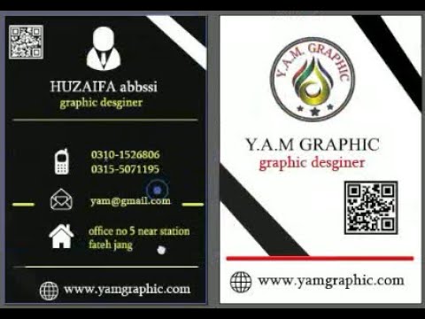 How to Create Business Card in Adobe Illustrator/adobe illustator ma visiting card bnana [Video]