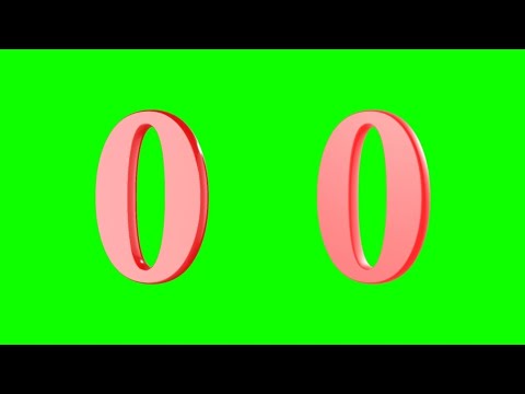 Numer Zero | Free 3D Motion Graphics | Green Screen Showcase [Video]