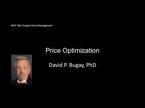 Price Optimization [Video]