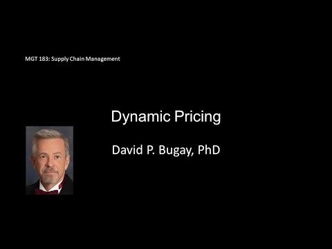 Dynamic Pricing [Video]