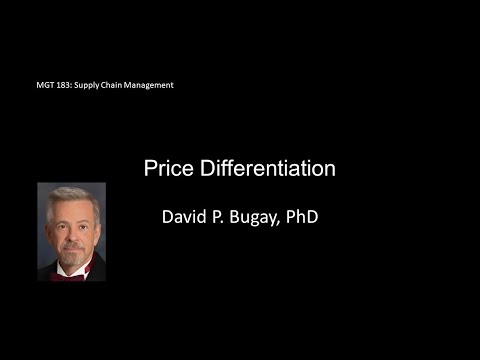 Price Differentiation [Video]
