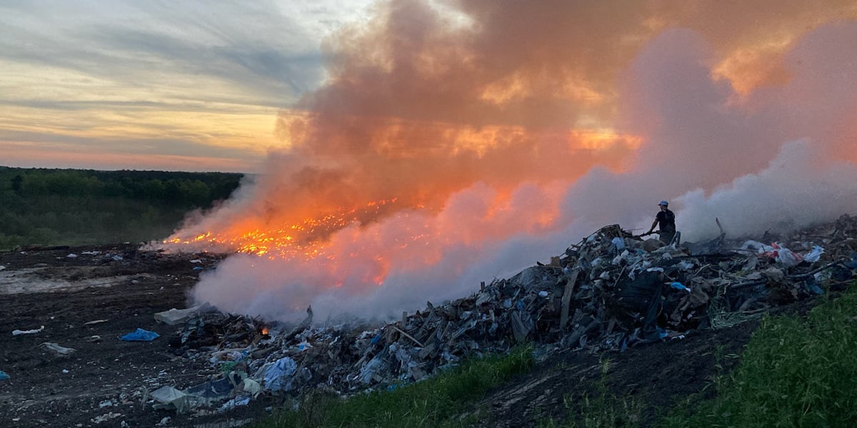 Firefighters fighting massive fire at Dorchester Co. landfill [Video]