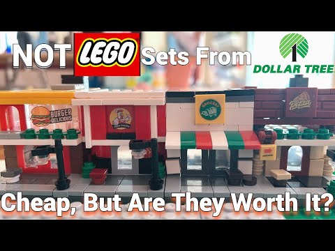 Non “Lego” Brand Building Sets From Dollar Tree Review [Video]