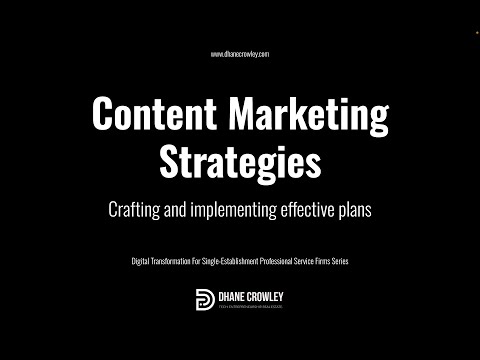 Digital Business Strategies: Content Marketing Strategies [Video]