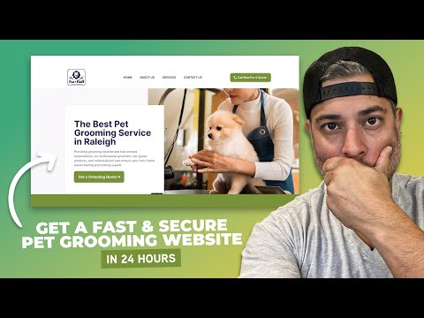 Dog Grooming Website Design | Pet Grooming Websites | Web Designer for Dog and Pet Groomers [Video]