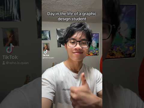 Life of a university graphic design student [Video]