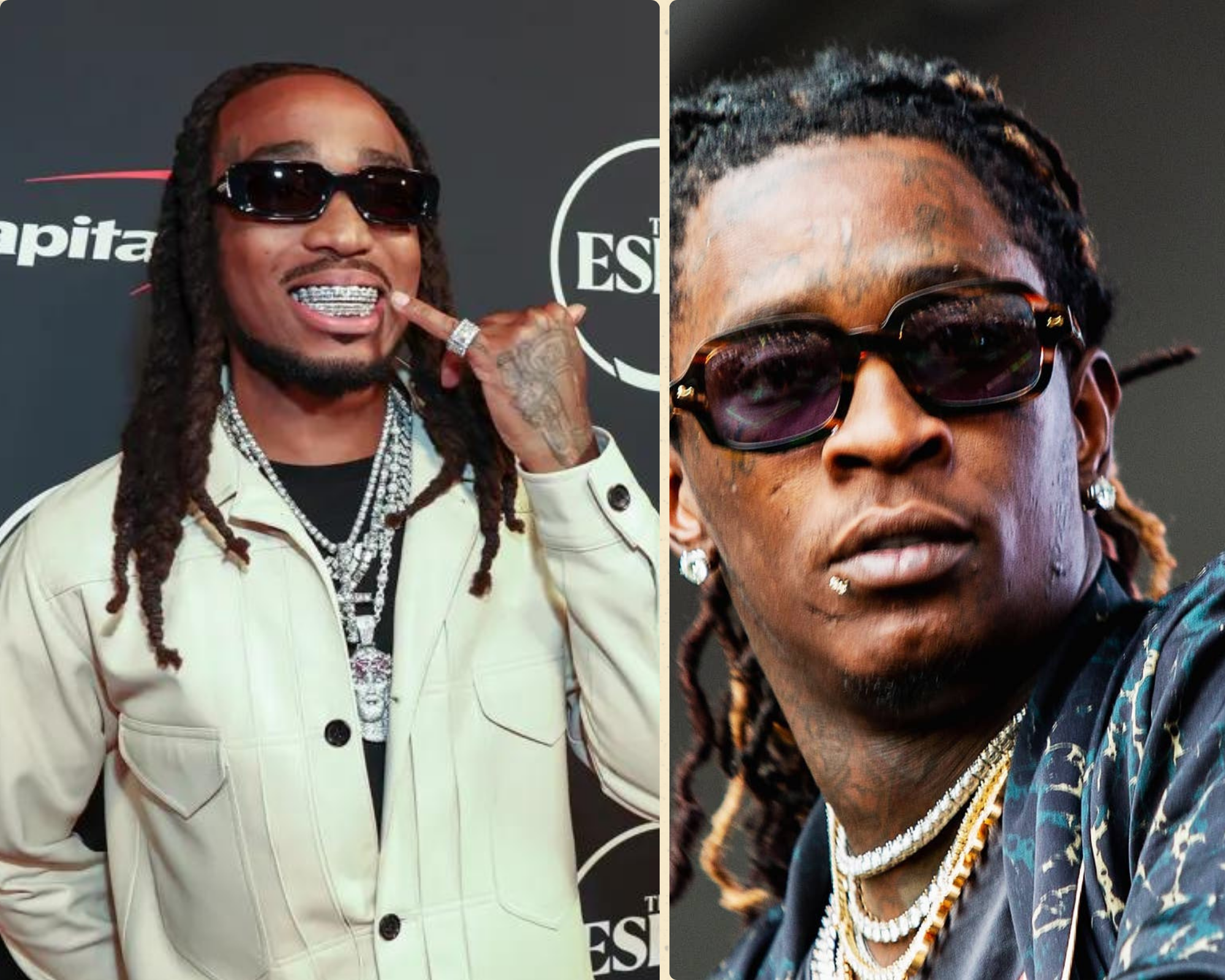 Young Thug Gets Support From Quavo: Rapper Attends Court Hearing [Video]