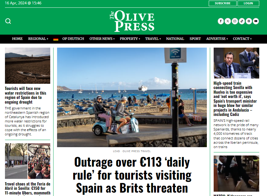 Olive Press subscription deal: Get three months for the price of one – then for less than 1.25 a week… as new website sees visitor numbers soar [Video]