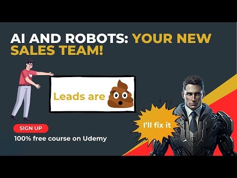 Let Robots & AI Boost Your Sales: Free @udemy Sales Automation Course! [Video]