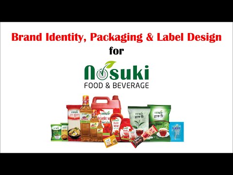 Brand Identity, Packaging & Label Design project for Nosuki Food & Beverage. [Video]