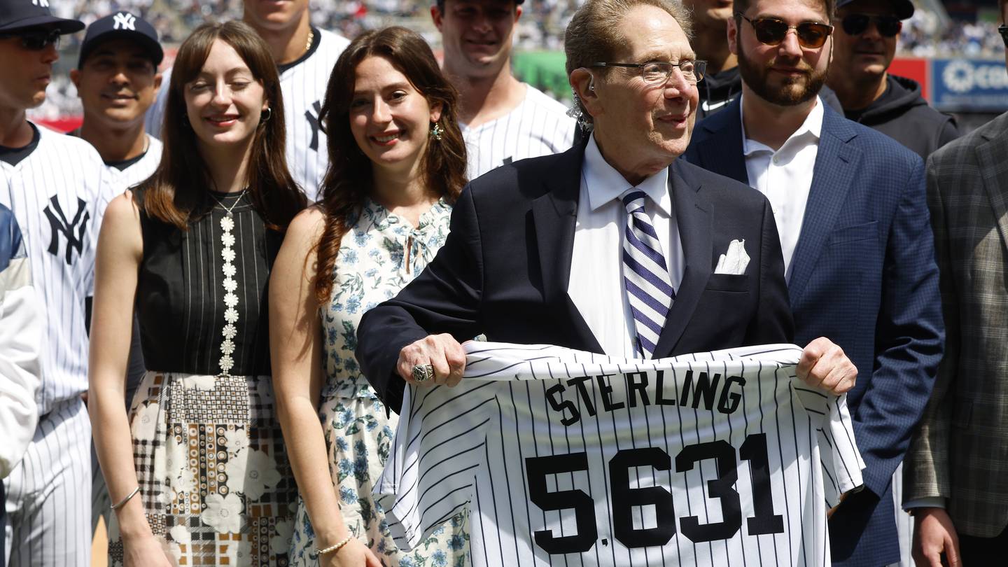 John Sterling honored by Yankees for 36 seasons and 5,631 games as radio voice  WSOC TV [Video]