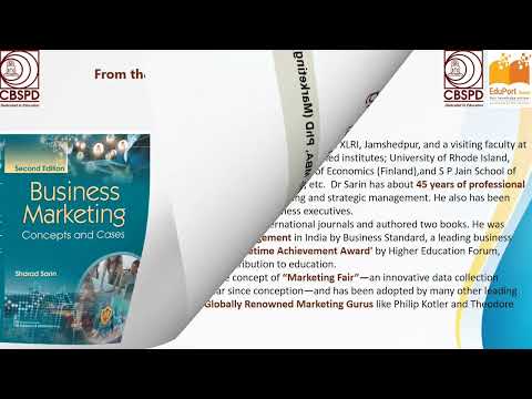 Business Marketing 2nd edition Concepts and Cases | CBS Publication [Video]