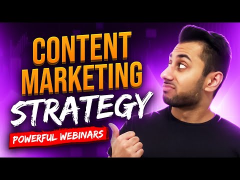 How to Launch Your Content Marketing Strategy with Powerful Webinars [Video]
