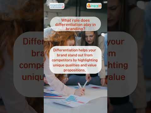 What role does differentiation play in branding? #differentiation  Strategies [Video]