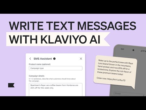 Create SMS copy using AI [Video]