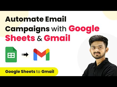 How to Streamline Email Marketing: Automate Email Campaigns with Google Sheets & Gmail [Video]