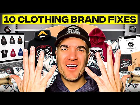 10 Urgent Fixes To SAVE Your Clothing Brand (Legit Advice!) [Video]