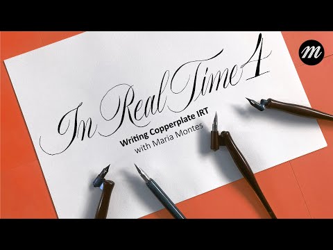 Copperplate Writing In Real Time (Part 4) [Video]