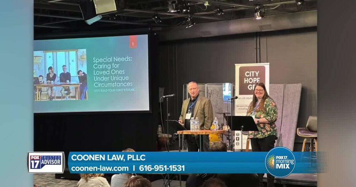 Coonen Law helps families and their children with future estate planning [Video]