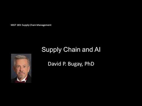 Supply Chain and Artificial Intelligence [Video]