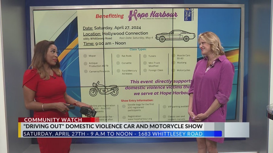 Hope Harbour presents fundraiser car show Driving Out Domestic Violence [Video]