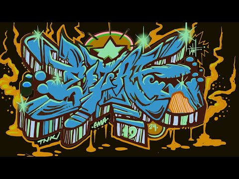 Epic Graffiti Design Process in Procreate [Video]