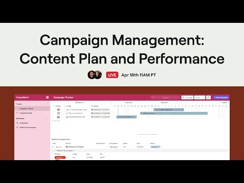 How to Plan and Manage Marketing Campaigns for Clients with NoCode [Video]
