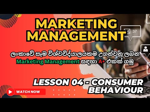Marketing Management. Lesson 04   Consumer Behavior [Video]